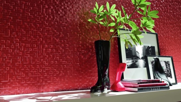 Decoración en colores cálidos